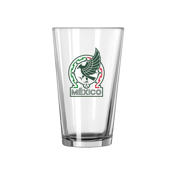 Logo Brands Mexico Mens Soccer Team 16oz Swagger Pint Glass C4676-G16P-17 - main